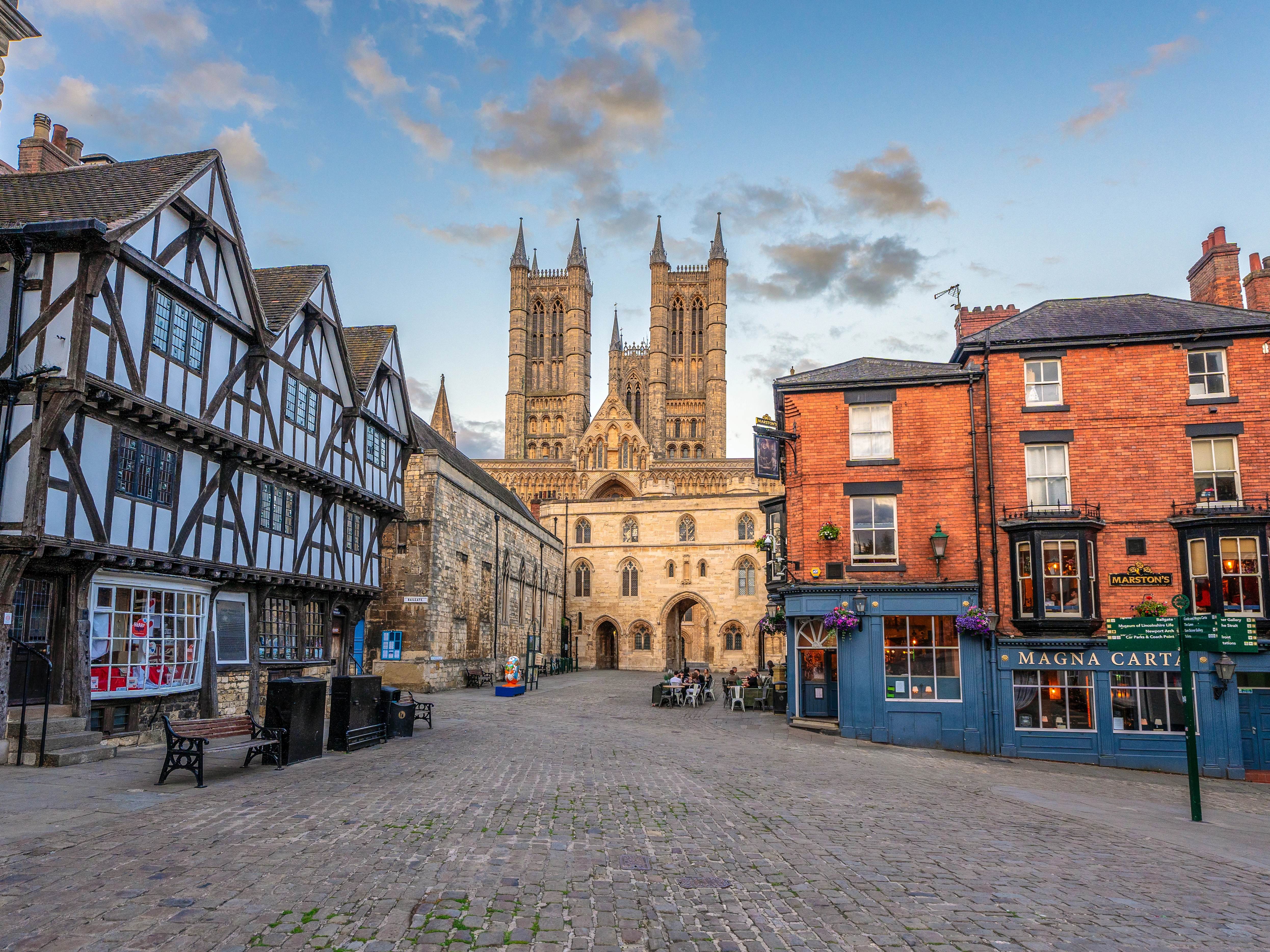 Lincoln Cathedral and cityscape